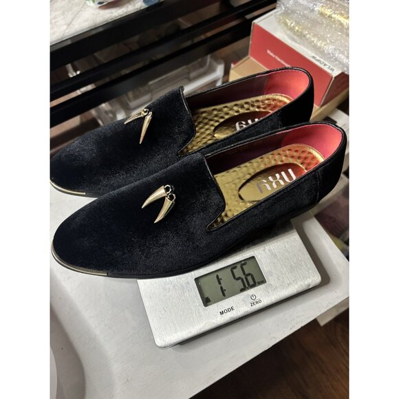 Men\'s Valor Penny Slippers Flats Velvet Loafers Slip-On Dress Shoes size 8.5 main image 9